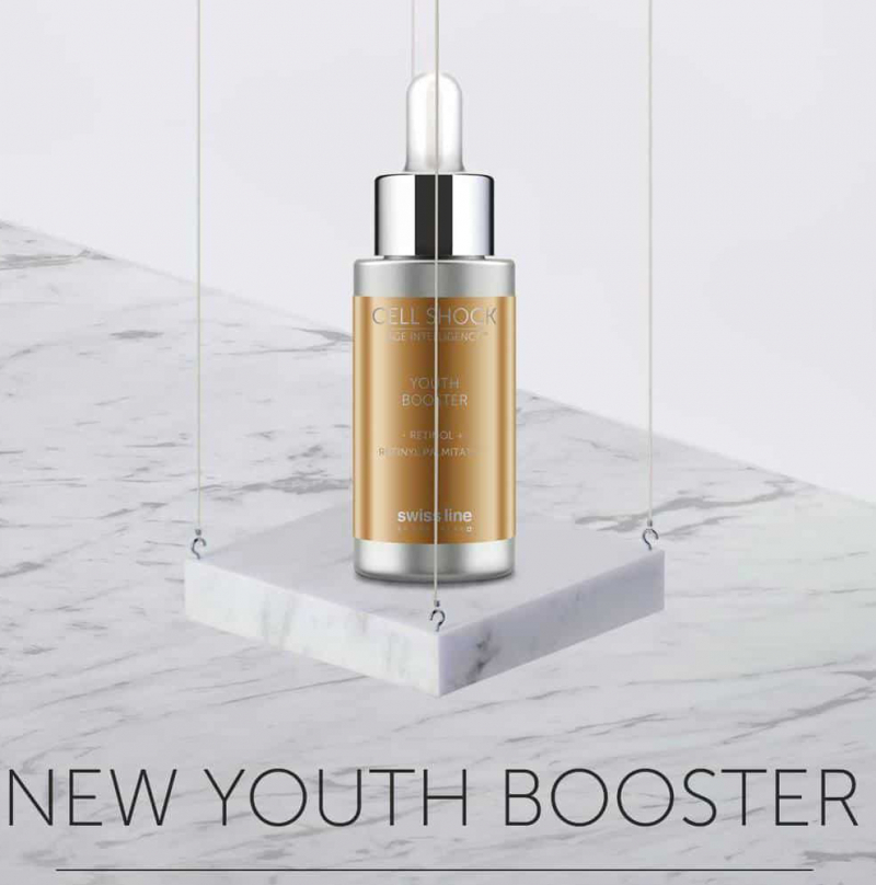 Booster retinol xóa nếp nhăn và trẻ hóa da hoàn hảo Swissline cell shock age intelligence youth booster